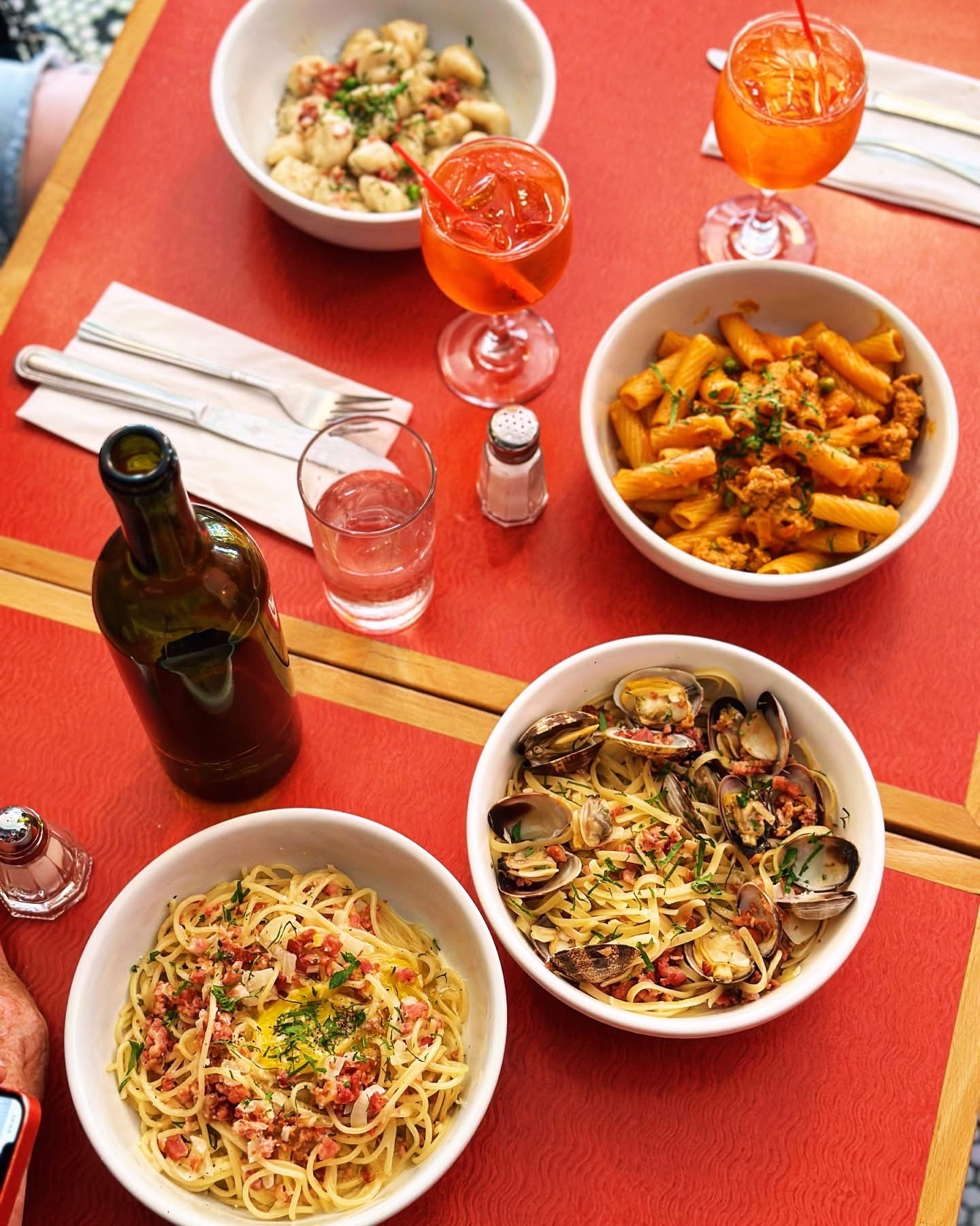 Pasta, carbonara, Fiat Rigatoni
